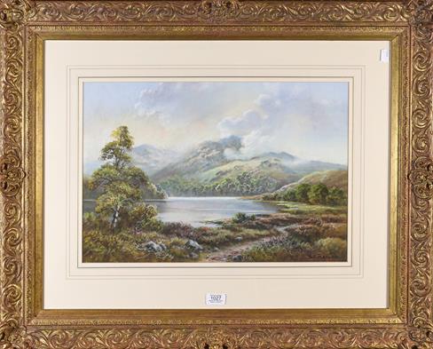 Wendy Reeves (b.1944) Lakeland landscape, signed pastel, 36cm by 53cm Artist's Resale Rights/Droit