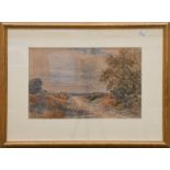 Frederick William Hulme (1816-1884), Woking Common, signed, inscribed and dated 1850, watercolour,