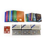 Australia, 8 x Uncirculated Coin Sets, each containing 6 x coins: cupro-nickel 5, 10, 20 & 50