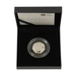 Elizabeth II, 2016 ''Beatrix Potter'' Silver Proof Fifty Pence. Obv: Fifth portrait of Elizabeth