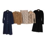 Quantity of Assorted 1950s Ladies' Separates, comprising a Lyndale brown cream woven two piece suit;