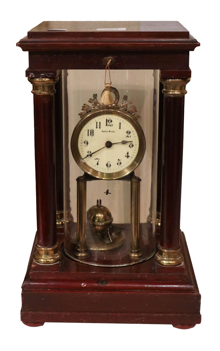A Gustav Becker mantel timepiece, circa 1900