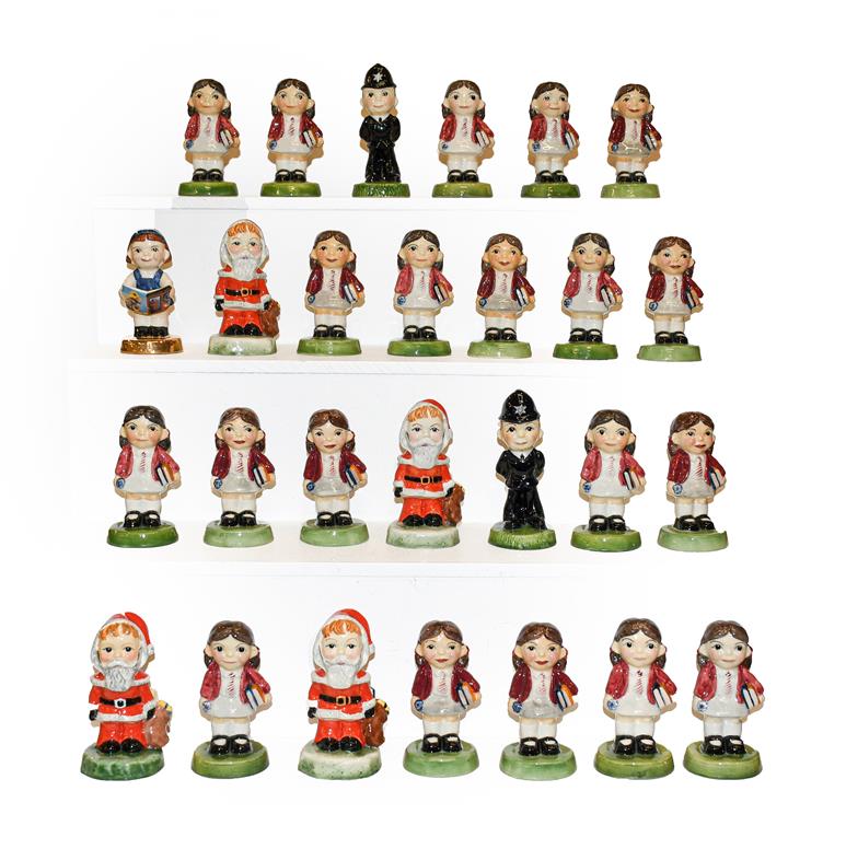 A collection of limited edition Carlton Kids ceramic figures (27)