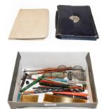 A box of assorted fountain pens, including: Conway Stuart no. 286, the Chatsworth, Sheaffer cased