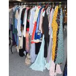 Quantity of assorted circa 1950s and later ladies costume, including: occasion wear, separates,