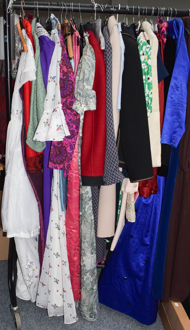 Modern assorted ladies costume comprising Celine, Hucke, Saint Laurent, Christian Dior, Alexon, Nina