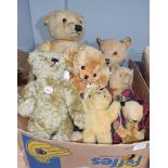 A modern Steiff Classic 1920 jointed teddybear, a modern Merrythought Cheeky Bear, earlier bears