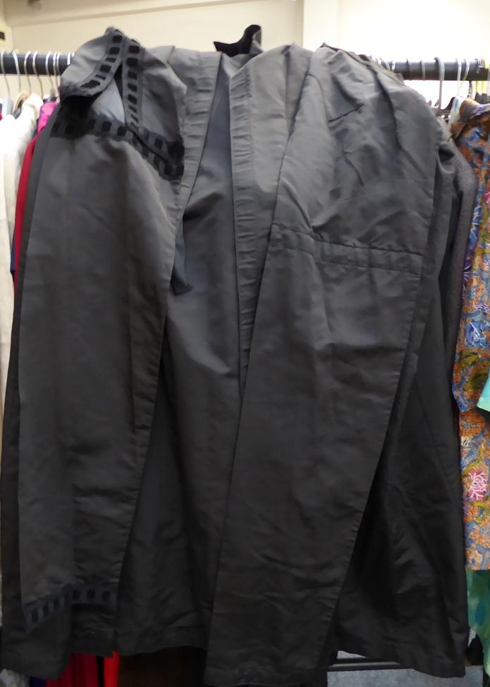 Gentleman's clothing including tails, white tie, cloak, alpaca coat, velvet smoking jacket, academic - Image 6 of 6