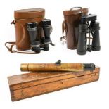 A Pair of Second World War CF41 x8 Binoculars by Barr & Stroud, A.P.No. 1900A, serial number