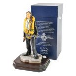 An Ashmore Worcester Porcelain Figure, of a Royal Navy Fleet Air Arm Pilot 1939-45, limited