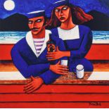 Graham Knuttel (b.1954) Irish ''Sailors and Rum'' Signed and numbered 1/99, giclee print, 50cm by