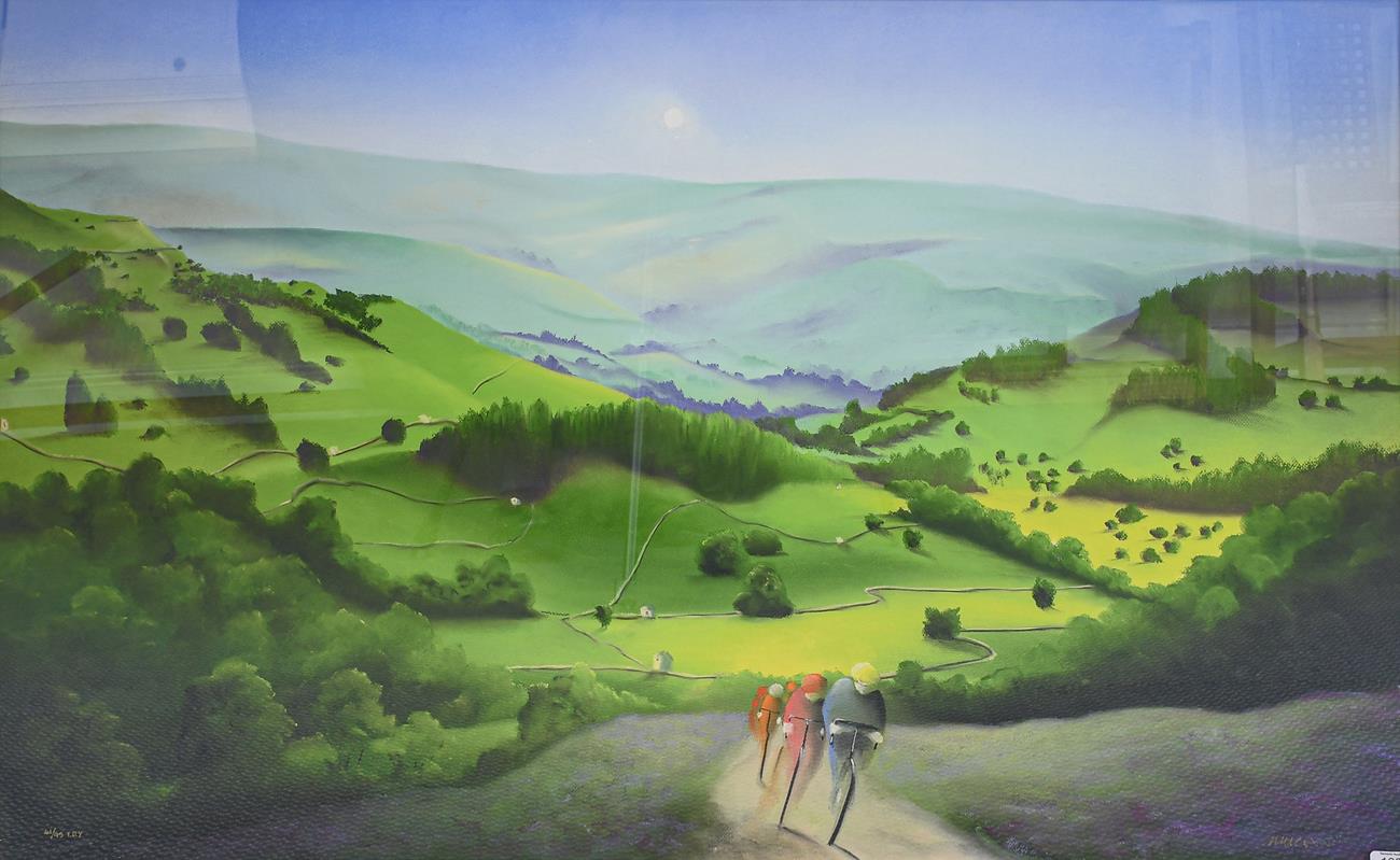 Mackenzie Thorpe (b.1956) ''Over Moor and Dale'' Signed, inscribed and numbered 41/95, giclee