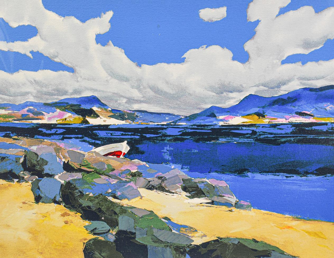 Donald Hamilton Fraser (1929-2009) ''Beachscape Skerray'' Signed and numbered 34/175, silkscreen,