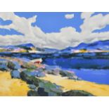 Donald Hamilton Fraser (1929-2009) ''Beachscape Skerray'' Signed and numbered 34/175, silkscreen,