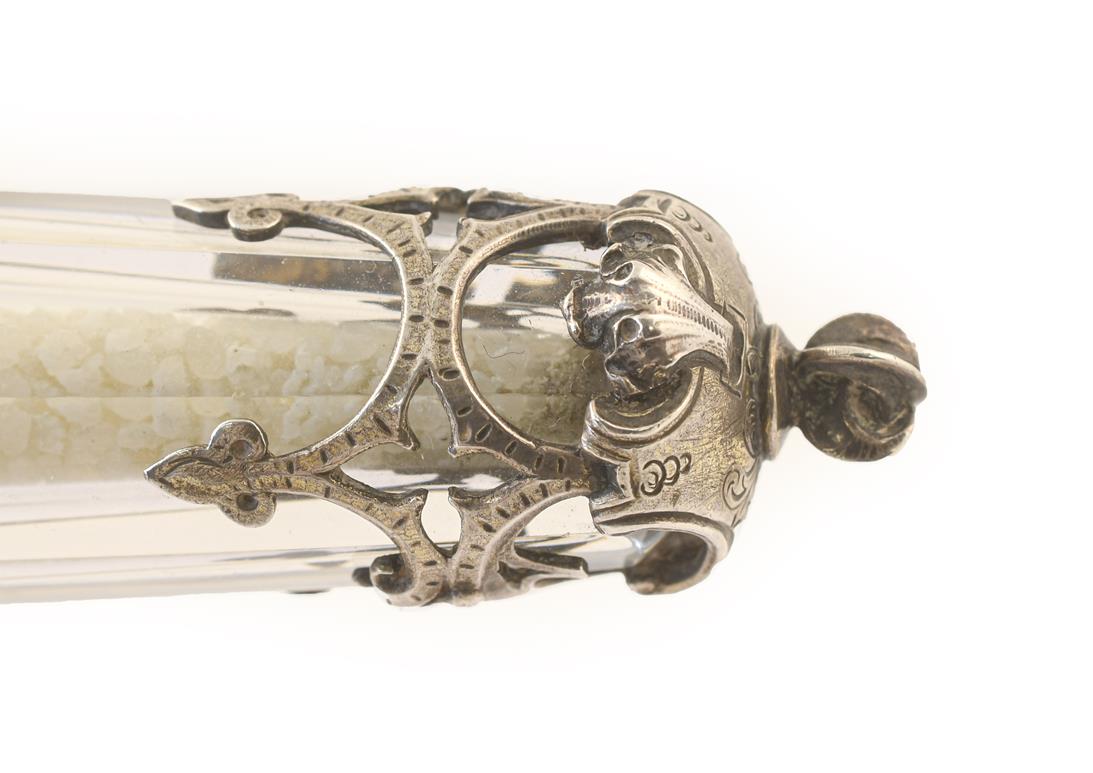 A French Silver-Mounted Cut-Glass Scent-Bottle, Maker's Mark G over J With A Device Between, Circa - Image 6 of 6