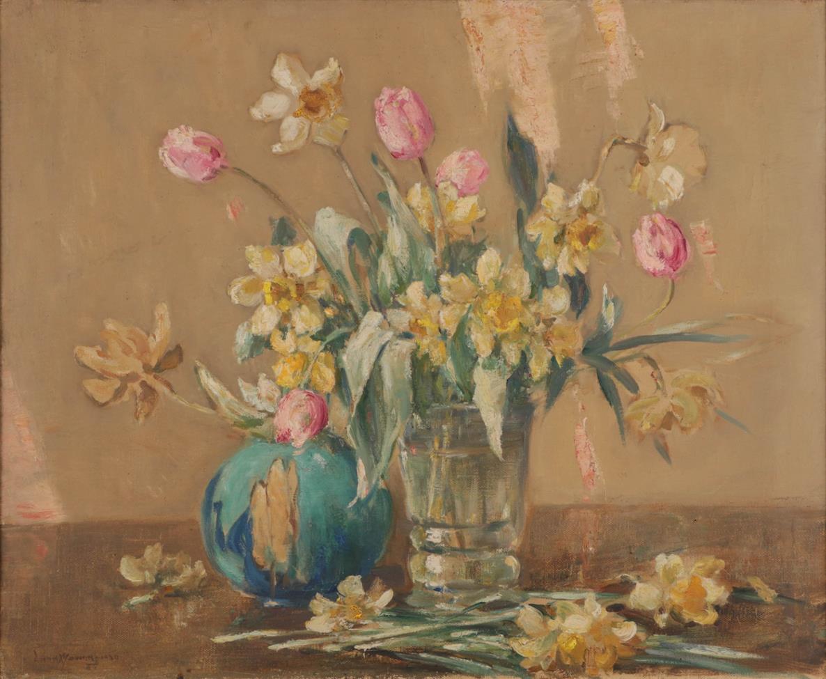 Owen Bowen ROI (1873-1967) ''Spring'' Signed and dated 1930, oil on canvas, 62.5cm by 75.5cm