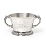 A George V Silver Trophy-Cup, by Edward Barnard and Sons Ltd., London 1927, tapering cylindrical and
