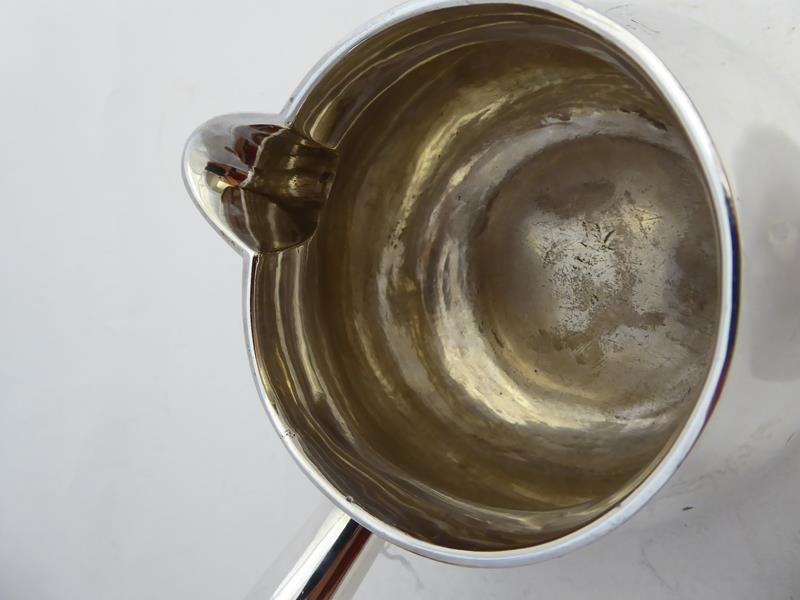 A George II Silver Brandy-Saucepan, Marks Worn, Circa 1730, pear-shaped and with beak form spout, - Image 7 of 7