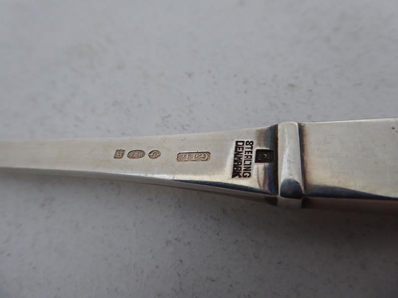 A Collection of Danish Silver Flatware, by Georg Jensen, Copenhagen, With English Import Marks for - Image 46 of 57