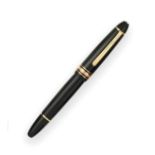 A Montblank Meisterstuck No 146 Fountain Pen, Numbered IH1067300, the black resin barrel with gilt