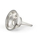 A George III Silver Wine-Funnel, Maker's Mark IC, London, 1787, of typical form and with reeded rim,