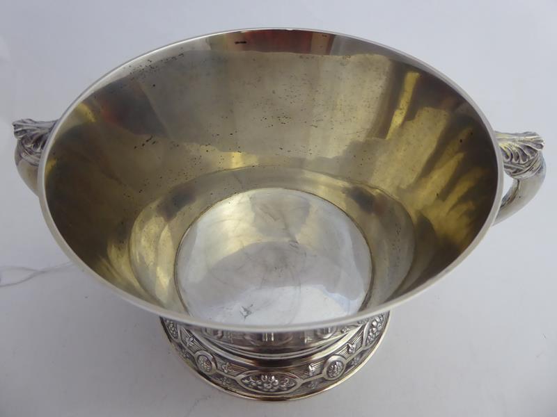 A George V Silver Trophy-Cup, by Edward Barnard and Sons Ltd., London 1927, tapering cylindrical and - Image 5 of 9