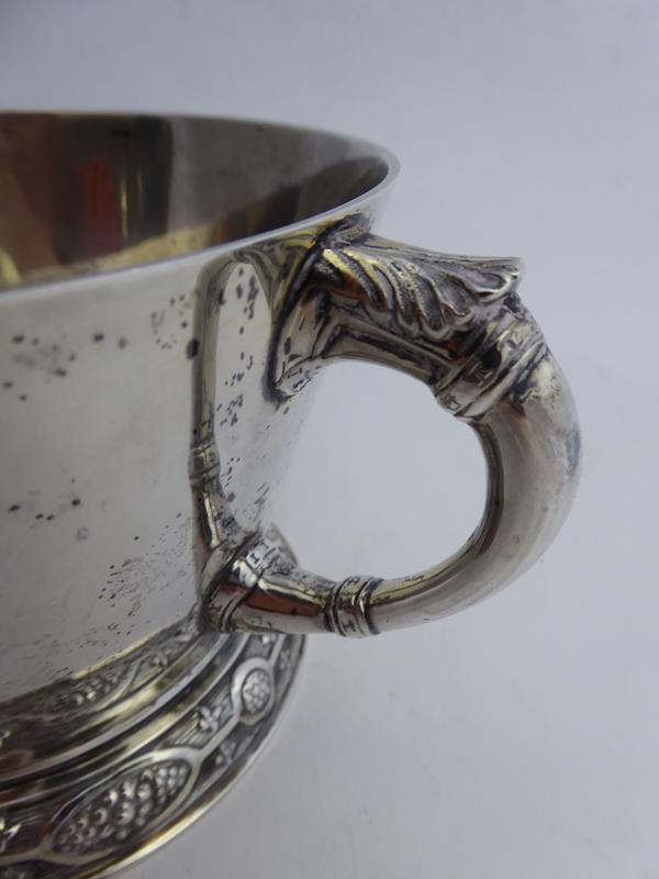 A George V Silver Trophy-Cup, by Edward Barnard and Sons Ltd., London 1927, tapering cylindrical and - Image 4 of 9