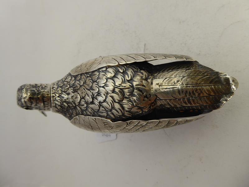 A Dutch Silver Pepperette in the Form of a Snipe, Maker's Mark and Date Letter Apparently Lacking, - Image 8 of 9