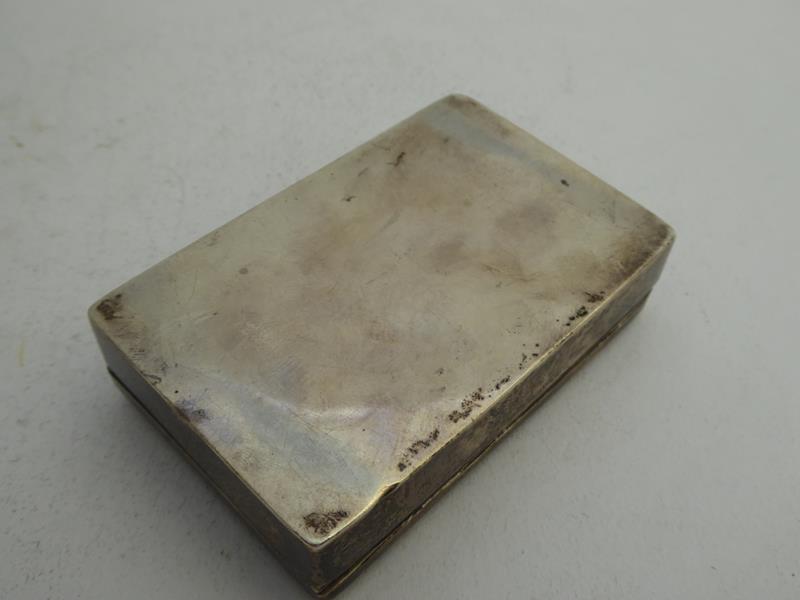 A Victorian Silver-Mounted Limoges-Style Enamel Box, The Silver Mounts by William Neale, Birmingham, - Image 6 of 8