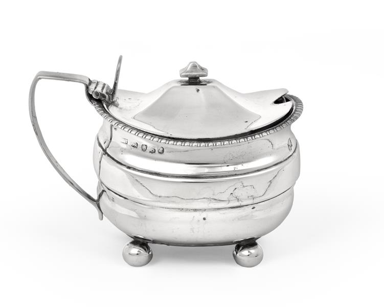 A George III Silver Mustard-Pot, Maker's Mark TH, Possibly for Thomas Holland, London, 1813,