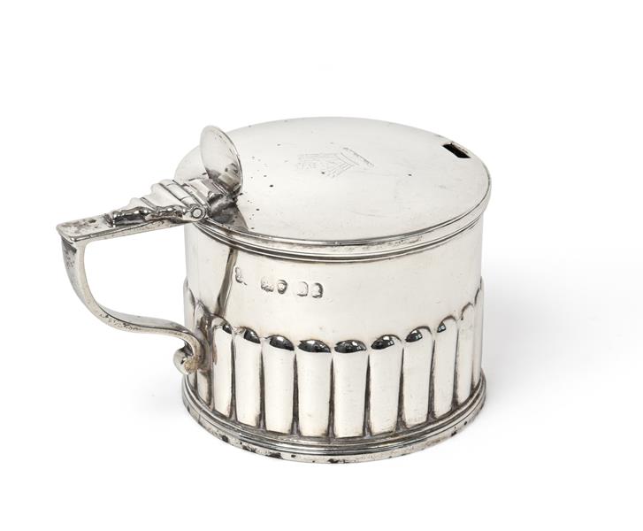 A George IV Silver Mustard-Pot, by Edward, Edward, John and William Barnard, London, 1829, drum