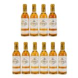 Château Doisy-Védrines 1996 Sauternes (ten half bottles)