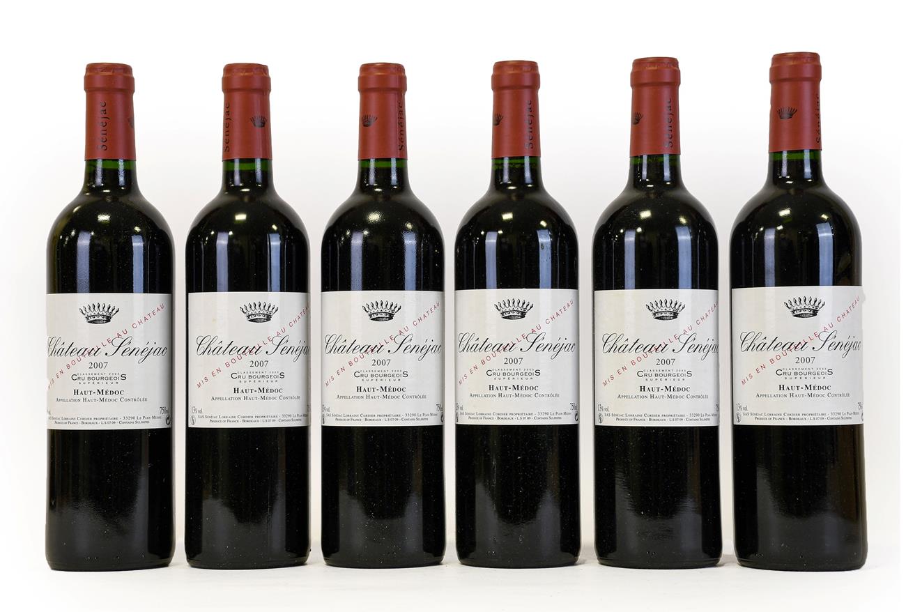 Château Sénéjac 2007, Haut-Médoc (six bottles) - Image 2 of 2