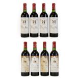 Château Mouton Baronne Philippe 1983 Pauillac (four bottles), Château Clerc Milon 1983 Pauillac (