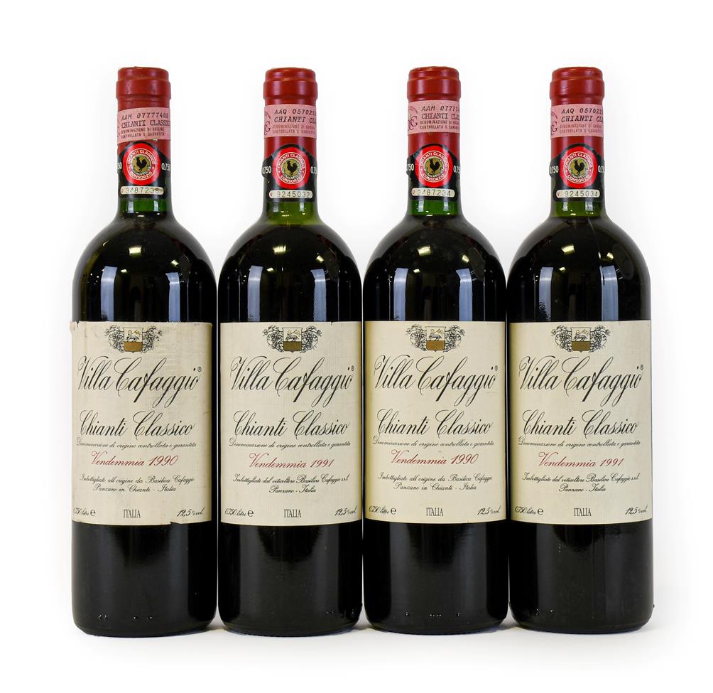 Villa Cafaggio 1990 Chianti Classico DOCG (four bottles)