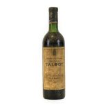 Château Talbot 1958, Saint Julien, Médoc (one bottle)