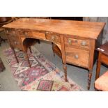 A Regency mahogany sideboard, 170cm by 50cm by 90cm