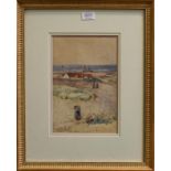 Thomas Bush Hardy, RBA, 'Katwijk-Am-Zee', Holland, signed watercolour, 29cm by 19cm