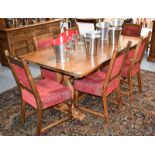 MSH Bespoke Designs Ltd (formerly Kimberly furniture Ltd) A solid oak 6ft refectory table and a