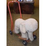 A pull-a-long Elephant by Pedigree Soft Toys Limited, together with a quantity of other soft toys,
