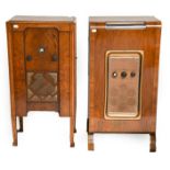 Two 1930s Console Wireless Receivers: A Kolster-Brandes type 286 superhet, 1932, in stained beech