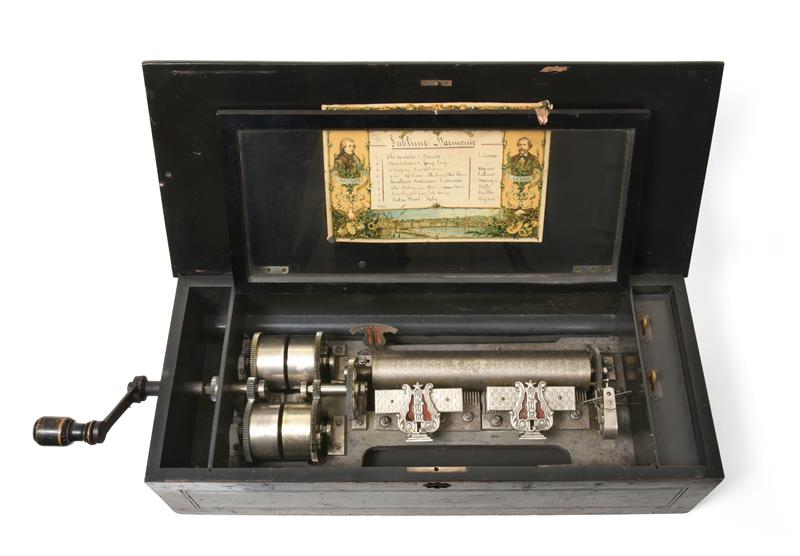 A Very Good Sublime-Harmony Musical Box, By Baker-Troll, No. 26999, with quadruple minor longe-