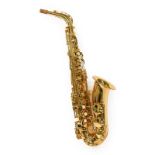 Alto Saxophone By Yamaha YAS-275 no.059084, main body stamped 'Made in Japan' in manufacturers