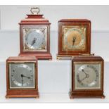 Four Elliot mantel timepieces