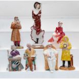 Royal Doulton figures - HN2359 The Detective; HN2945 Pride & Joy; HN2680 Taking Things Easy;