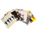 The Beatles, three LP mono records, Help, With the Beatles and Beatles For Sale, together with