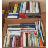 Eight boxes of miscellaneous 20th century books sold as seen not subject to return
