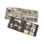 Photography. Two vintage family photograph albums of travels round Scotland, Switzerland, Italy,