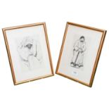 Lucien Madrassi (1881-1956) two etchings from Royaume De Dieo circa. 1925, image 21cm by 11.5cm (2)