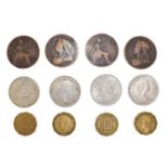 A Quantity of UK Bronze Coins, pennies & halfpennies (Victoria to Elizabeth II), wt. 12.8kg,